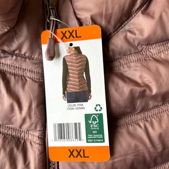 32 Degrees Women's Lightweight Quilted Full Zip Puffer Vest Size XXL - Picture 9 of 10